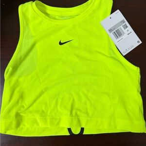 Nike Pro Kids XS Crop shirt NWT